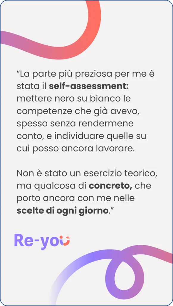 Apri lo screenshot della testimonianza RE-YOU