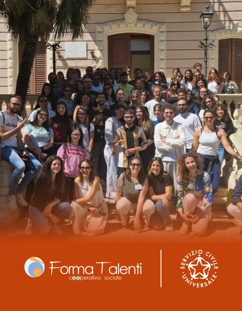Apri la foto di gruppo del Servizio Civile Universale di FormaTalenti