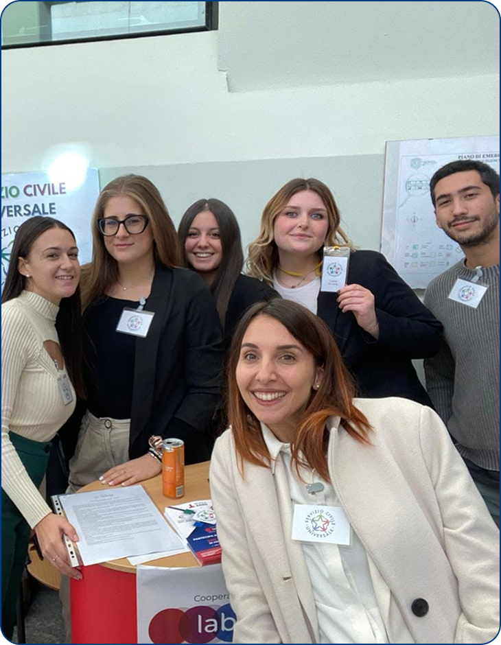 Visualizza la foto di partecipanti al Servizio Civile Universale