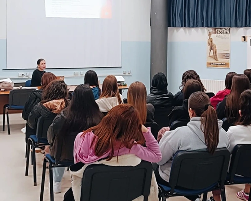 Incontro di formazione con un gruppo di partecipanti